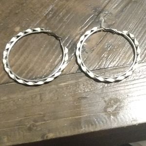Vintage spiral hoops free with purchase